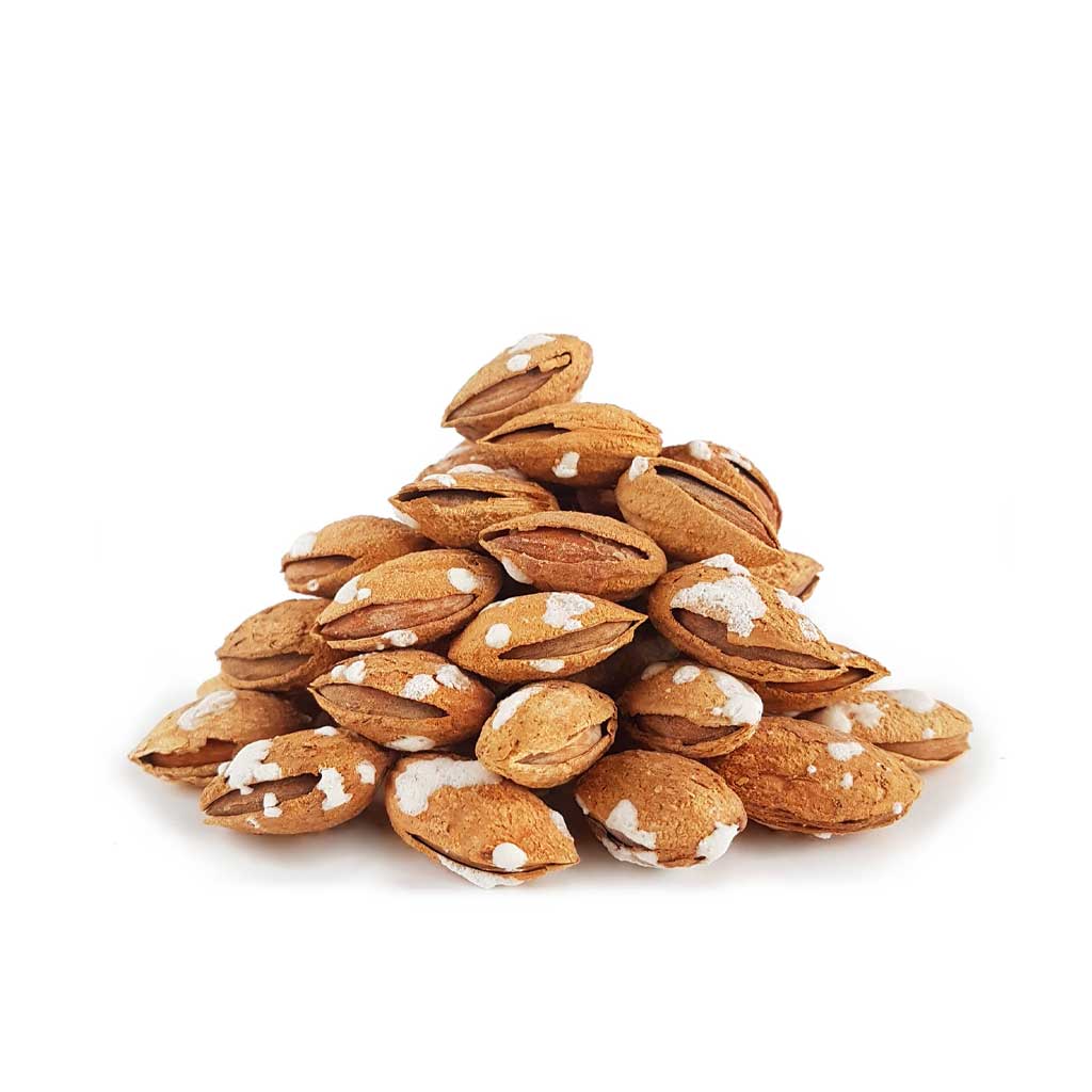 بادام درختی پوست کاغذی برشته